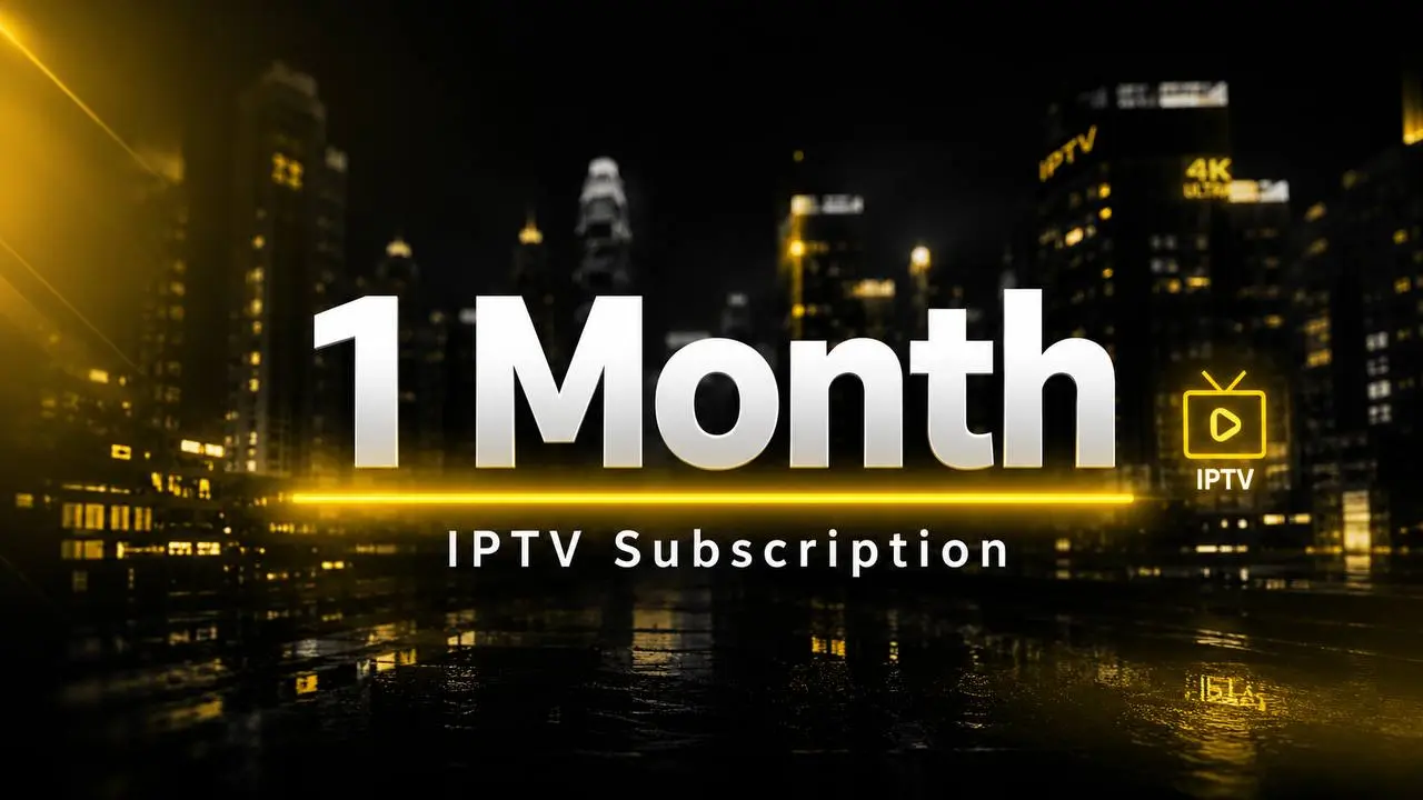 1 Monat IPTV-Abonnement — 13,00 €, 24.000+ Sender, 4K Ultra HD